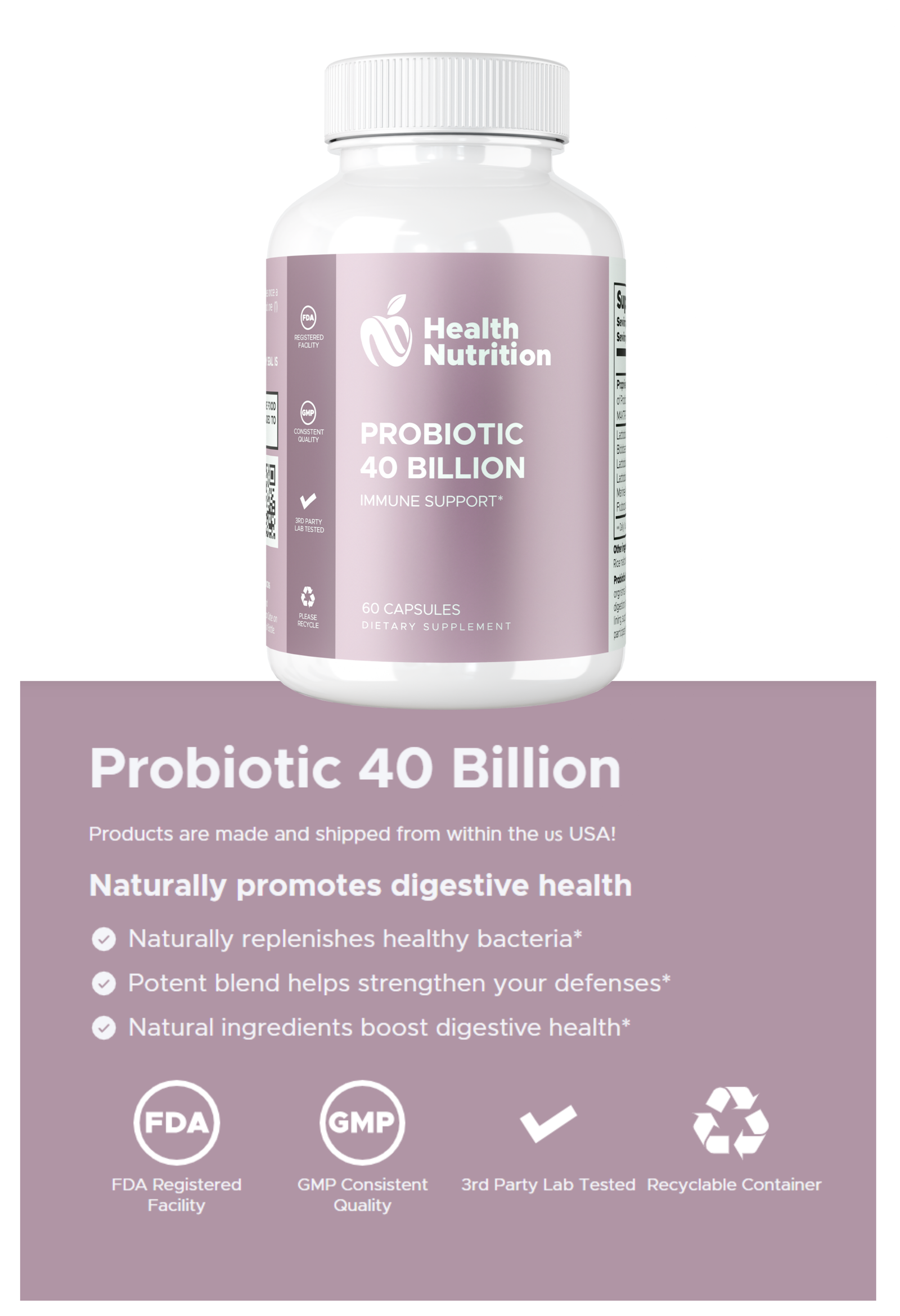 Probiotic 40 Billion