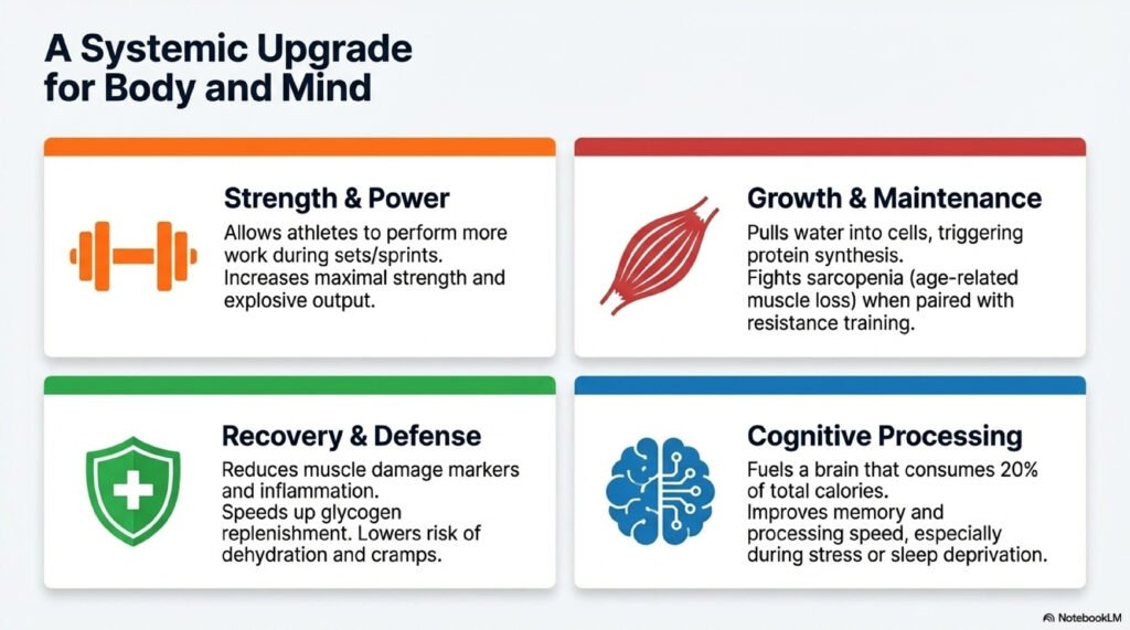 What is Creatine? The Ultimate Guide to the World’s Most Researched Supplement №1 5 Creatine: Four Key Benefits