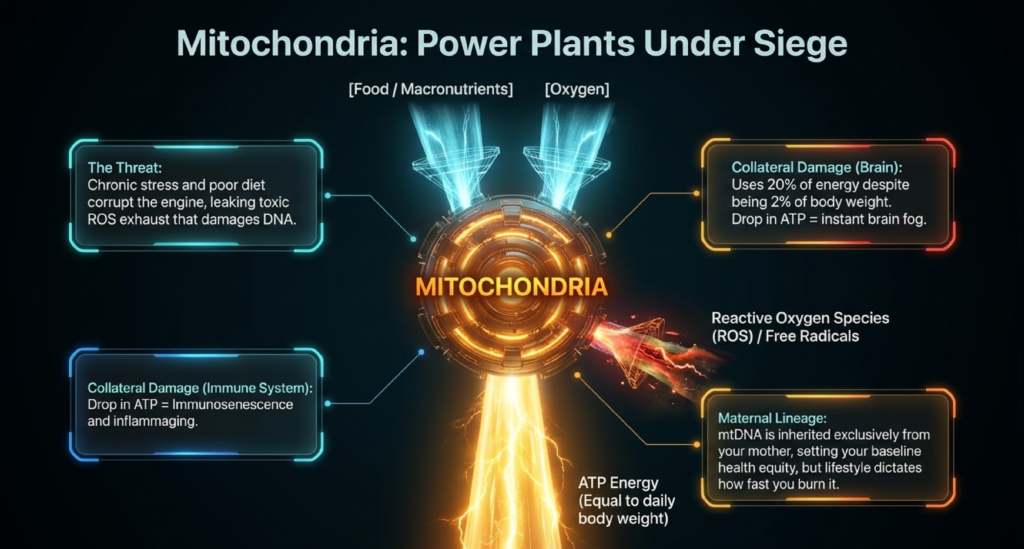 How to Eliminate Fatigue and Upgrade Your Brain: A 5-Step Biohacking Guide 5 Mitochondria